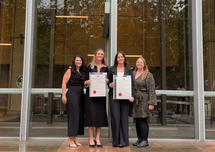 Congratulations Hannah and Amber!