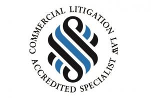 Commercial Litigation Accreditation Specialist Accreditation LOGO