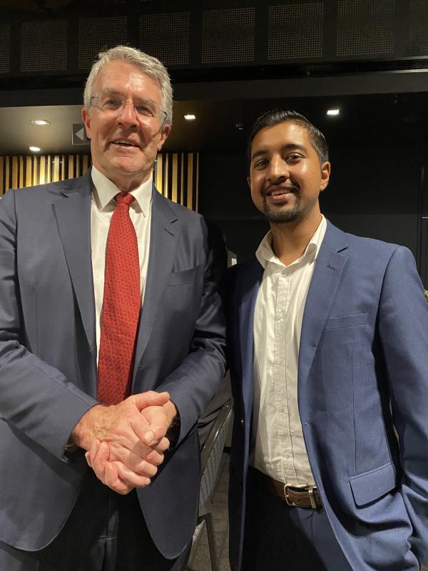Simon Kumar and Hon Mark Dreyfus KC MP3