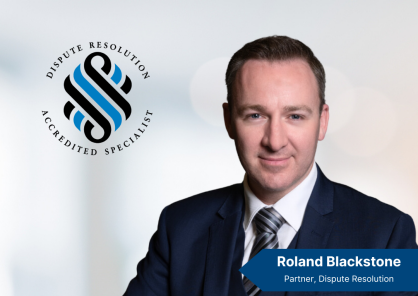 Congratulations Roland - Dispute Resolution Specialist Accreditation